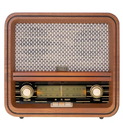 Radio Camry CR 1188 AM FM Bluetooth Holz 10 W USB Weiß Schwarz