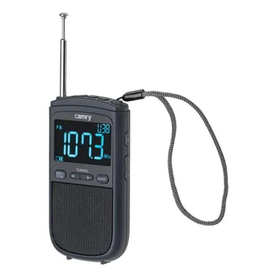 Tragbares Radio Camry Premium CR 1905 AM/FM USB-C LCD Schwarz