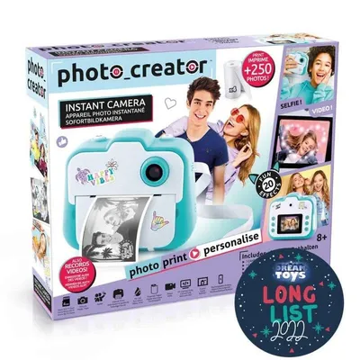 Sofortbildkamera Canal Toys Photo Creator Blitz MicroSD 4 GB Türkis Weiß