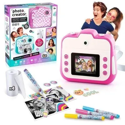 Sofortbildkamera Canal Toys Creator CLK 055 Automatikblitz Rosa