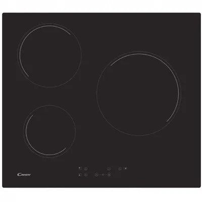 Candy Timeless CH63CT Schwarz Integriert 59 cm Keramik 3 Zone(n)