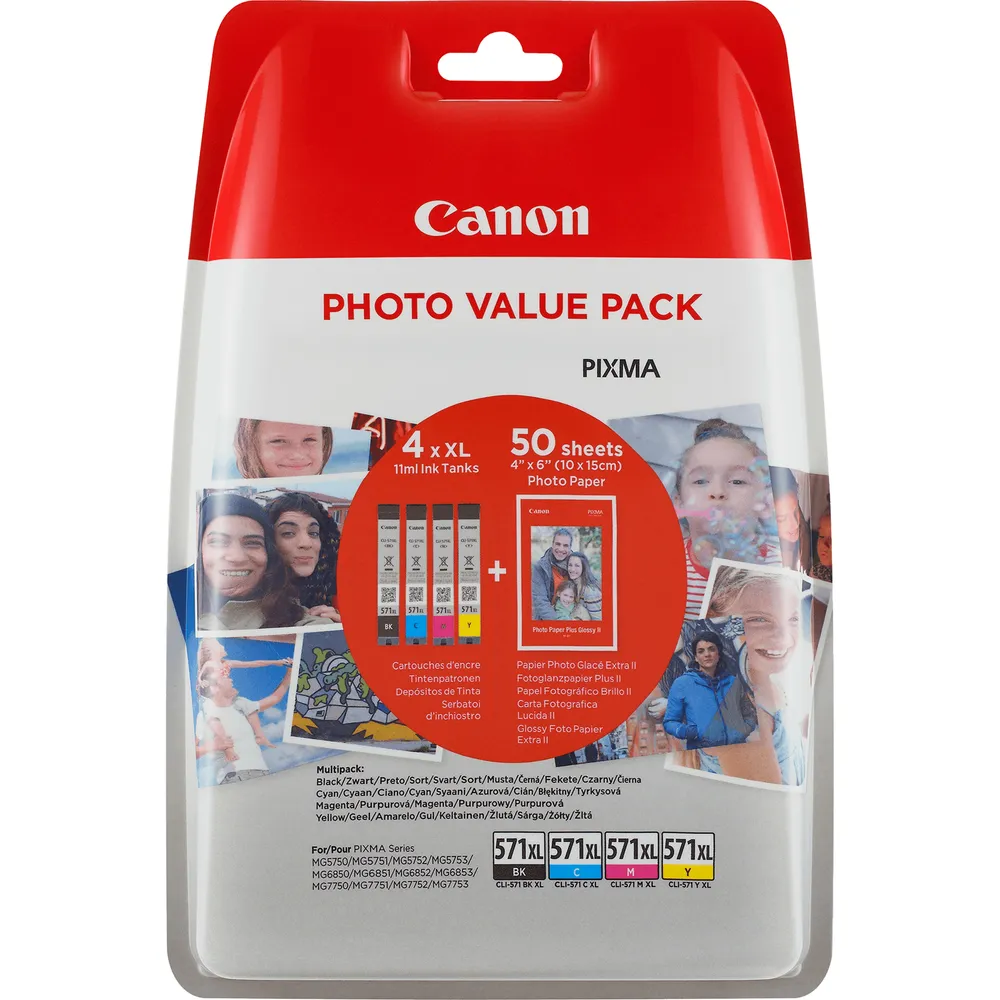 Canon CLI-571XL Patronen Multipack