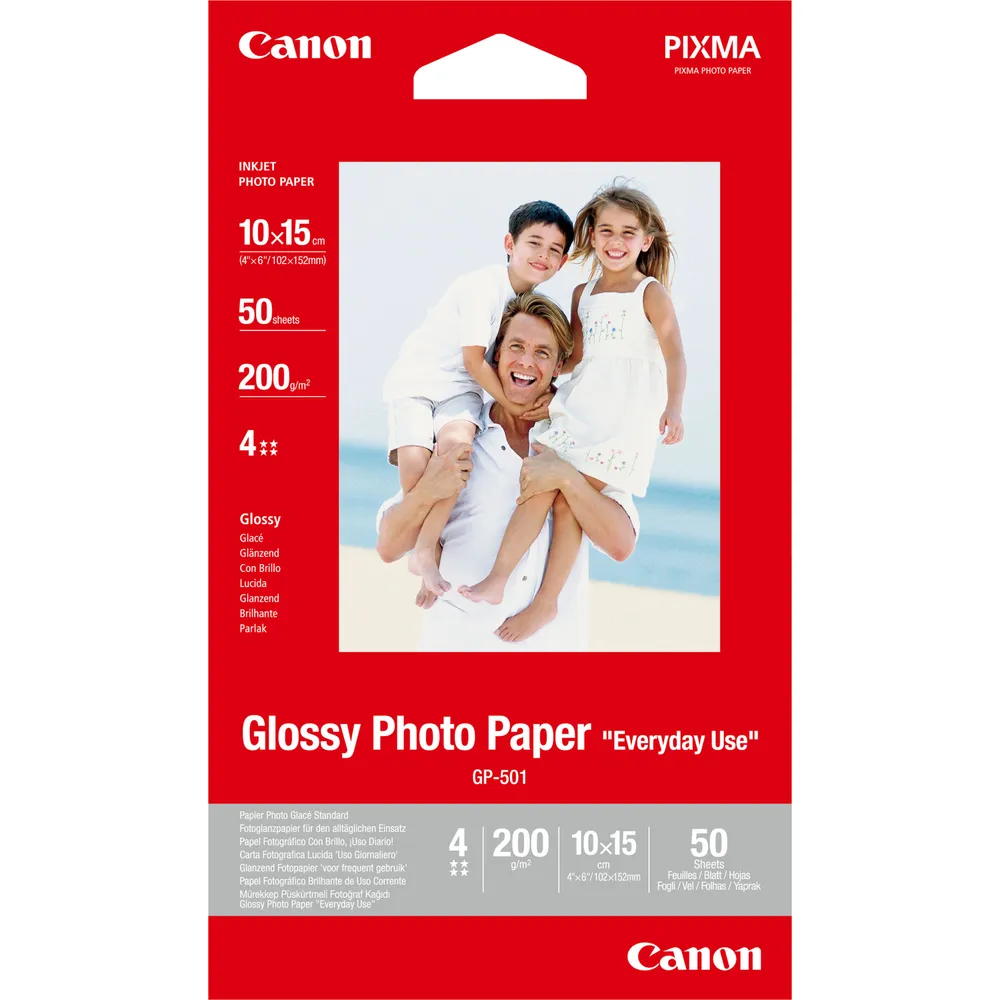 Fotopapier Canon 0775B081 Glanz 200 g/m² 50 Blatt 102 x 152 mm