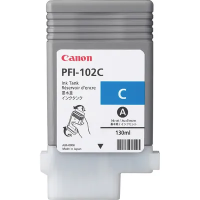 Tintenpatrone Canon PFI-102C Cyan 130 ml