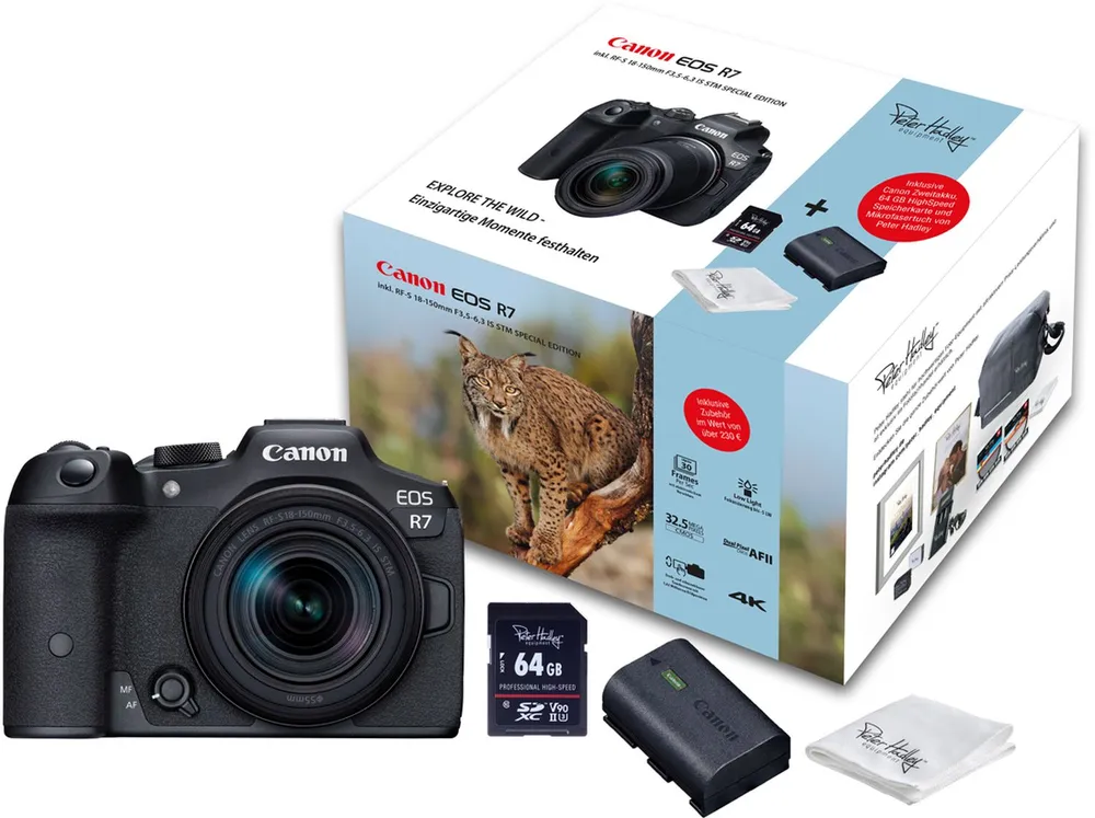 Canon EOS R7 + RF-S 18-150mm Special Edition + RF 75-300mm f4-5,6