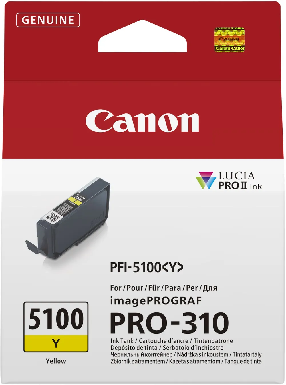 Canon PFI-5100Y gelb für PRO-310