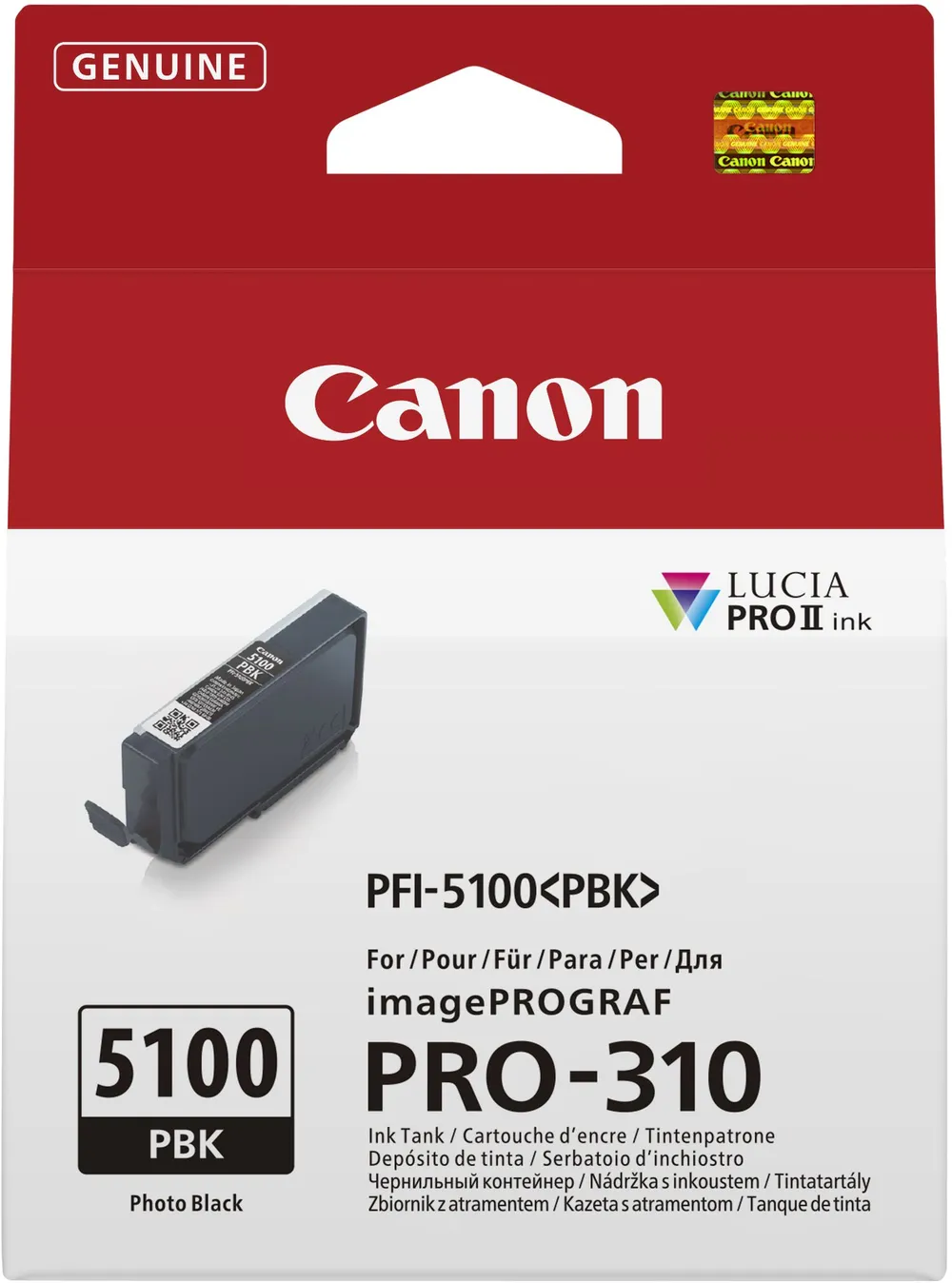 Canon PFI-5100PBK photo schwarz für PRO-310