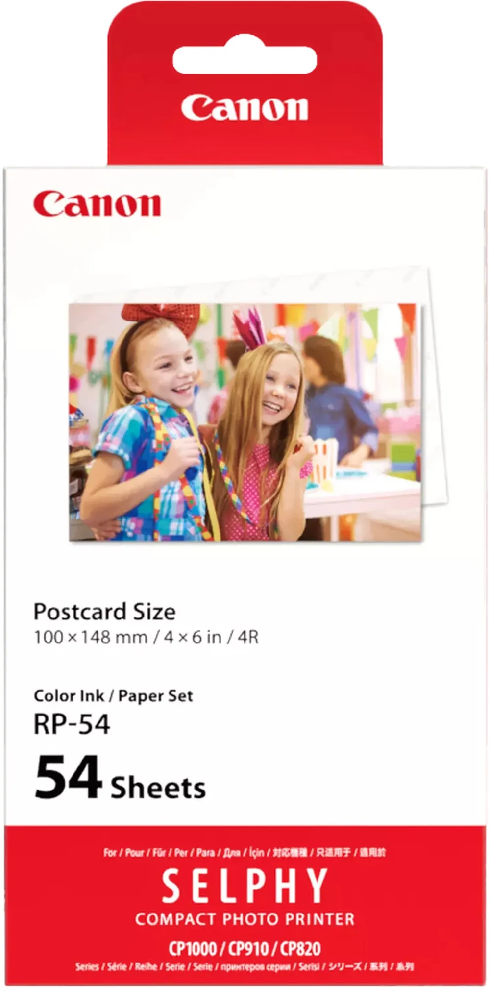 Canon RP-54 Tinten und Papiersatz Postkartenformat