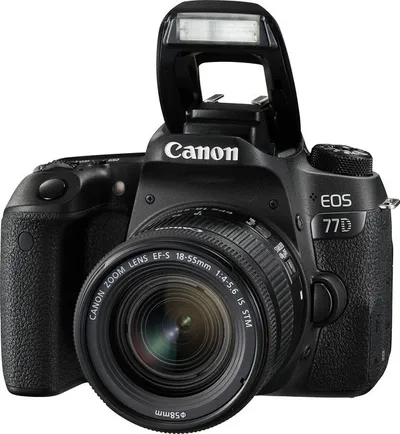 Canon EOS 77D 24,2 MP WiFi + EF-S 18–55 mm F4–5,6 IS STM