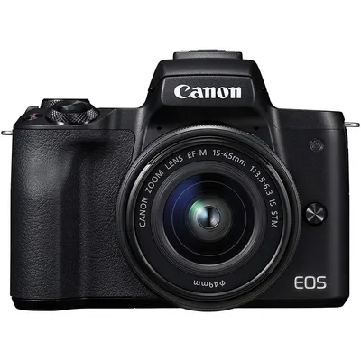 Canon M50 24MP WiFi Schwarz + EF-M 15-45mm F3.5-6.3 IS STM Objektiv