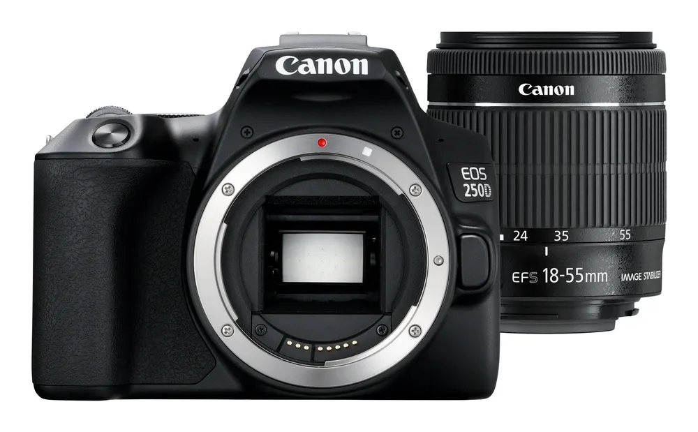 Canon EOS 250D mit Objektiv EF-S 18-55mm 4.0-5.6 IS STM (3454C002)