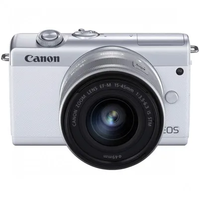 Canon EOS M200 24,1 MP WiFi Weiß + EF 15-45 mm F3.5-6.3 IS STM
