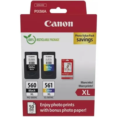 Canon 3712C008 Druckerpatrone 2 Stück(e) Original Hohe (XL-) Ausbeute Schwarz, Cyan, Magenta, Gelb
