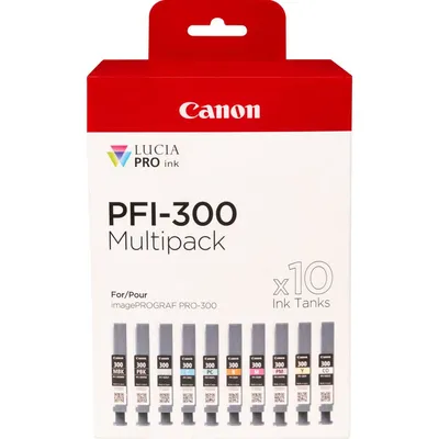Tintenpatrone Canon PFI-300 Multipack 10 Stück Original