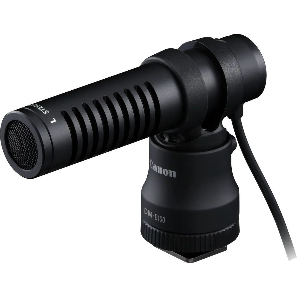 Mikrofon Canon DM-E100 3,5 mm unidirektional kompakt ohne Batterie