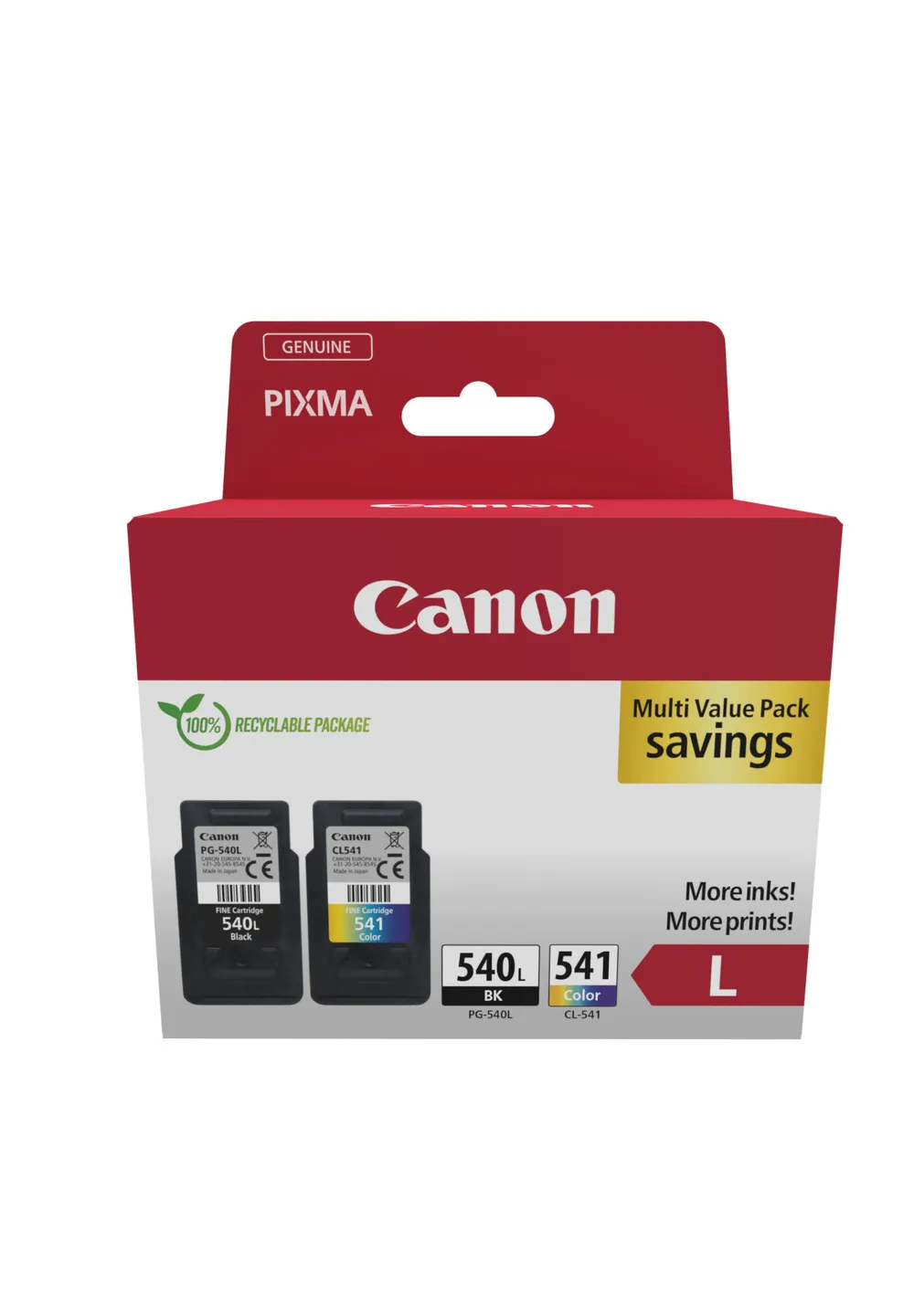 Tintenpatrone Canon 5224B013 Pack Ersparnis Original Schwarz und Farbe für PIXMA
