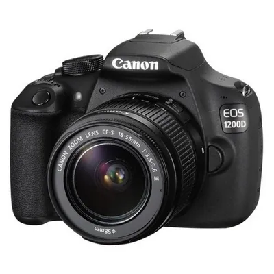 Canon EOS 1200D 18MP DSLR-Kamera + EF-S 18-55mm Objektiv