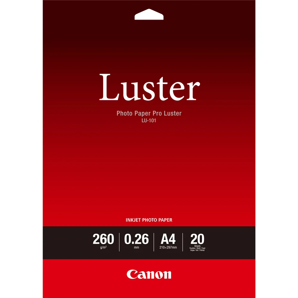 Fotopapier Canon Satén A4 260 g/m² 20 Blatt weiß
