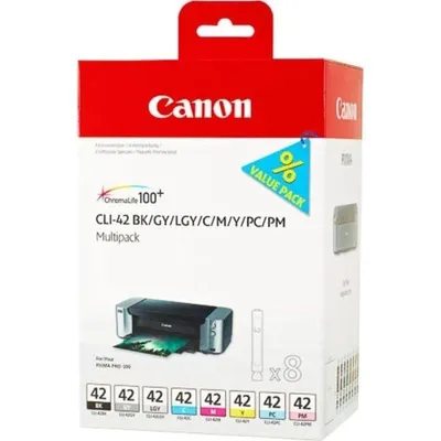 Tintenpatrone Canon CLI-42 Pack 8 Farben