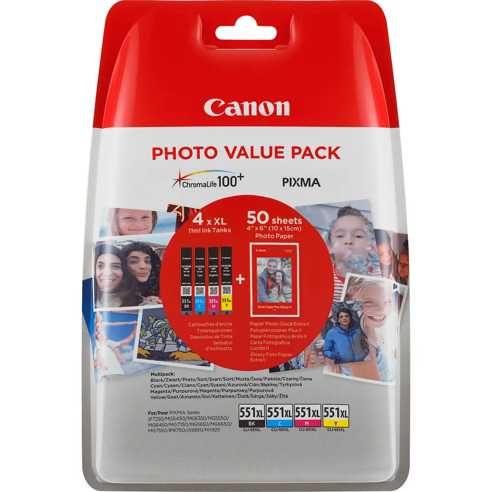 Canon CLI-551XL Patronen Multipack