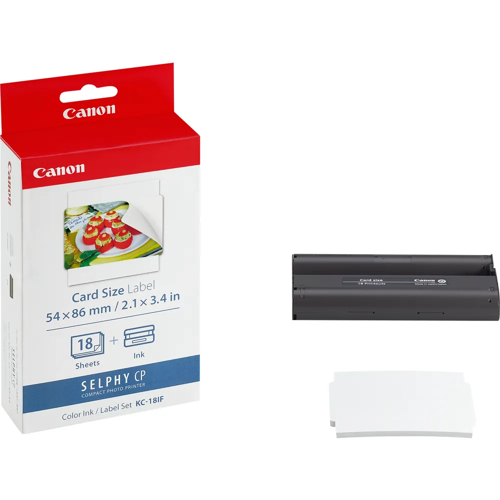 Etikett Drucker Canon 7741A001 SD1100 54 x 86 mm 18 Blätter