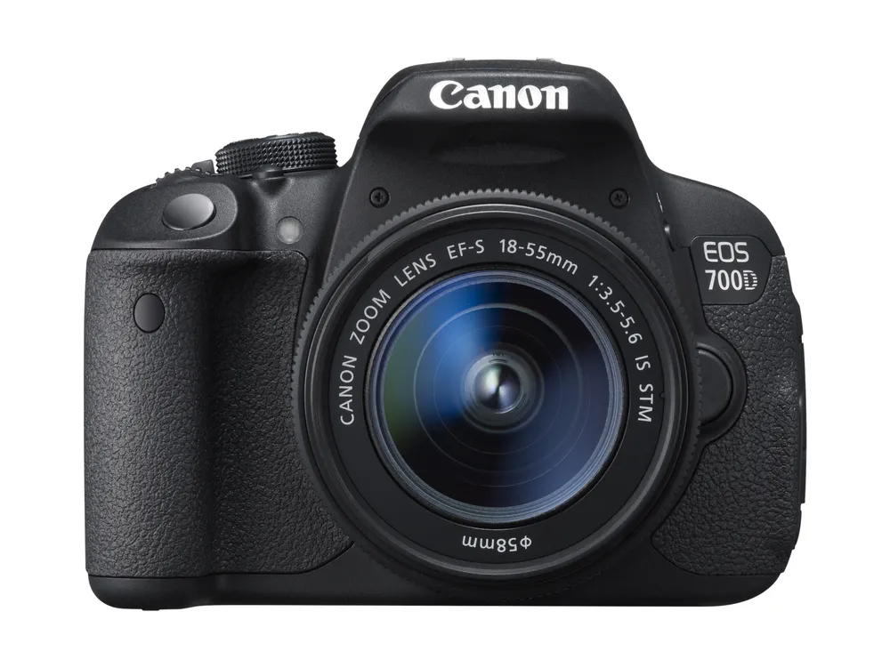 Canon EOS 700D + EF-S 18-55mm IS STM SLR-Kamera-Set 18 MP CMOS 5184 x 3456 Pixel Schwarz