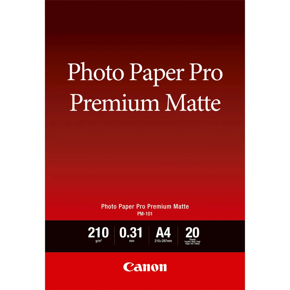 Fotopapier Canon Pro Premium PM-101 A4 20 Blatt