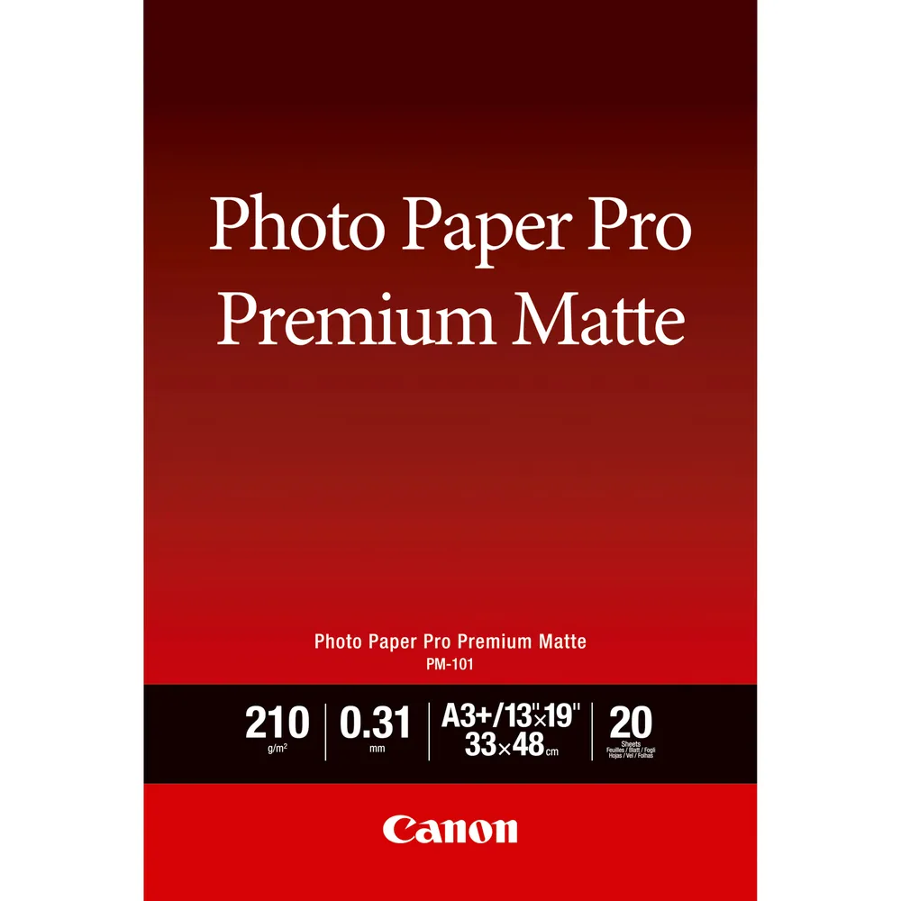 Fotopapier Canon Pro Premium PM-101 A3+ 20 Blätter