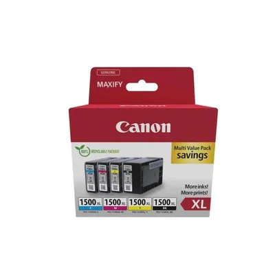 Tintenpatrone Canon PGI-1500XL Multipack Schwarz Cyan Magenta Gelb XL
