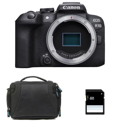 Digitalkamera Canon EOS R10 24,2 MP 8x Optischer Zoom CMOS 4K SD-Karte Tasche