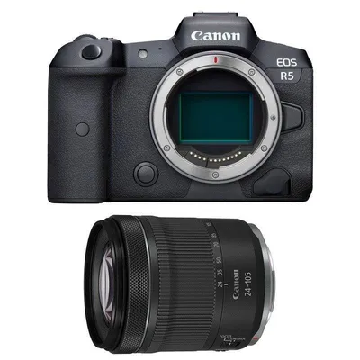 Spiegellose Kamera Canon EOS R5 45MP 24-105mm Full-Frame WiFi Bluetooth