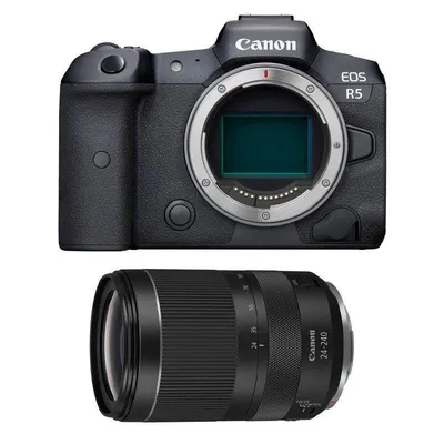 Spiegellose Kamera Canon EOS R5 45MP 24-240mm Vollformat WiFi Bluetooth