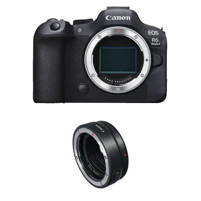 Digitalkamera Canon EOS R6 Mark II 24,2 MP 40x Zoom CMOS Vollformat EF-EOS-R Adapter