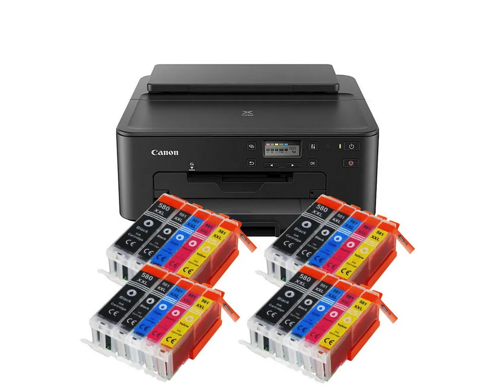 Canon Canon Pixma TS705a Tintenstrahldrucker mit 20 kompatiblen XXL Patronen Tintenstrahldrucker