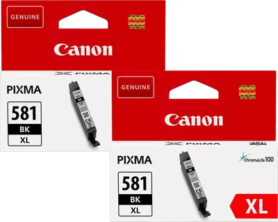 Canon CLI-581XL Patronen Schwarz Doppelpack