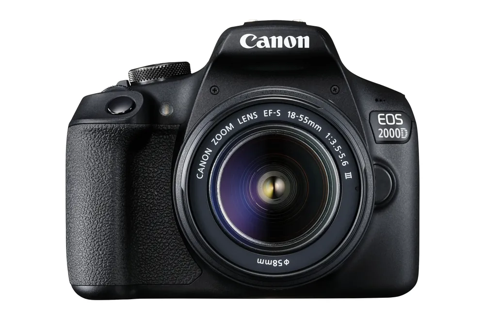 Canon EOS 2000D Kit Spiegelreflexkamera (EF-S 18-55 IS II, 24,1 MP, WLAN (Wi-Fi), NFC, inkl. EF-S 18-55 IS II Objektiv)