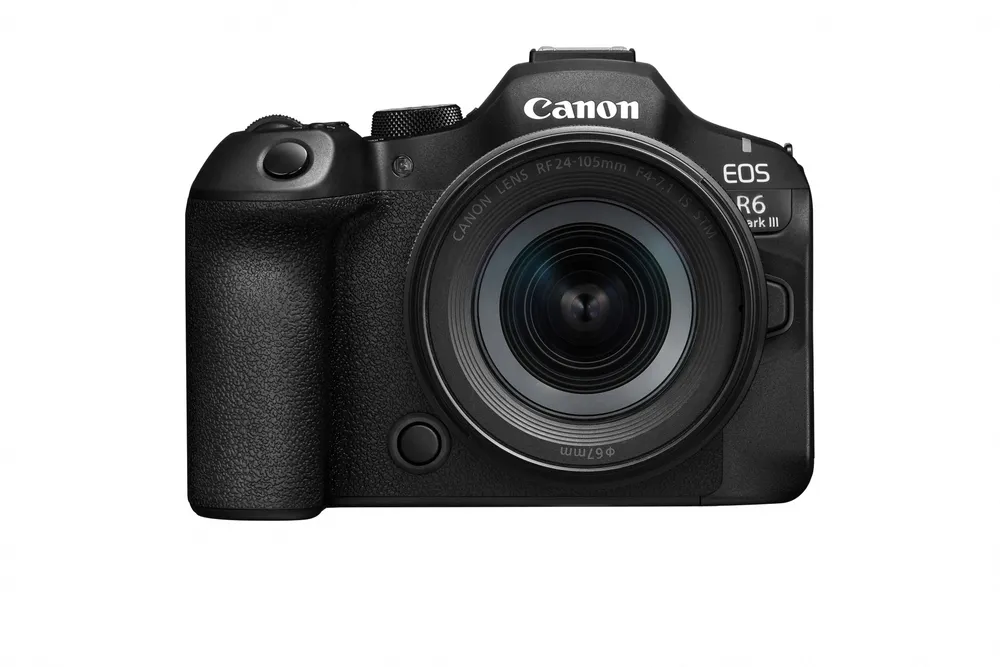 Canon EOS R6 Mark III mit Objektiv RF 24-105 mm F4-7.1 IS STM schwarz