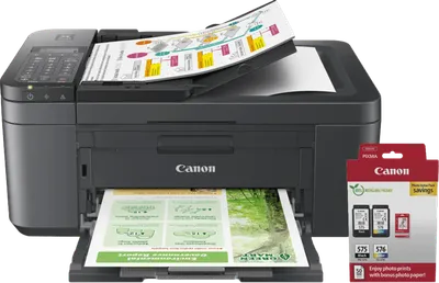 Canon PIXMA TR4755i + 1 Satz Reservepatronen + Fotopapier