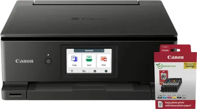 Canon PIXMA TS8750 + 1 Patronen-Ersatzset + Fotopapier