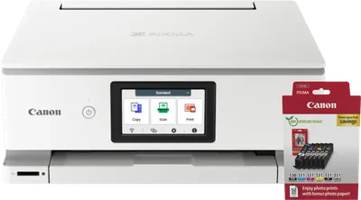 Canon PIXMA TS8751 + 1 Patronen-Ersatzset + Fotopapier