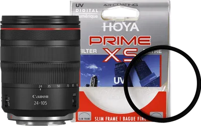 Canon RF 24-105mm f/4L IS USM + Hoya UV-Filter
