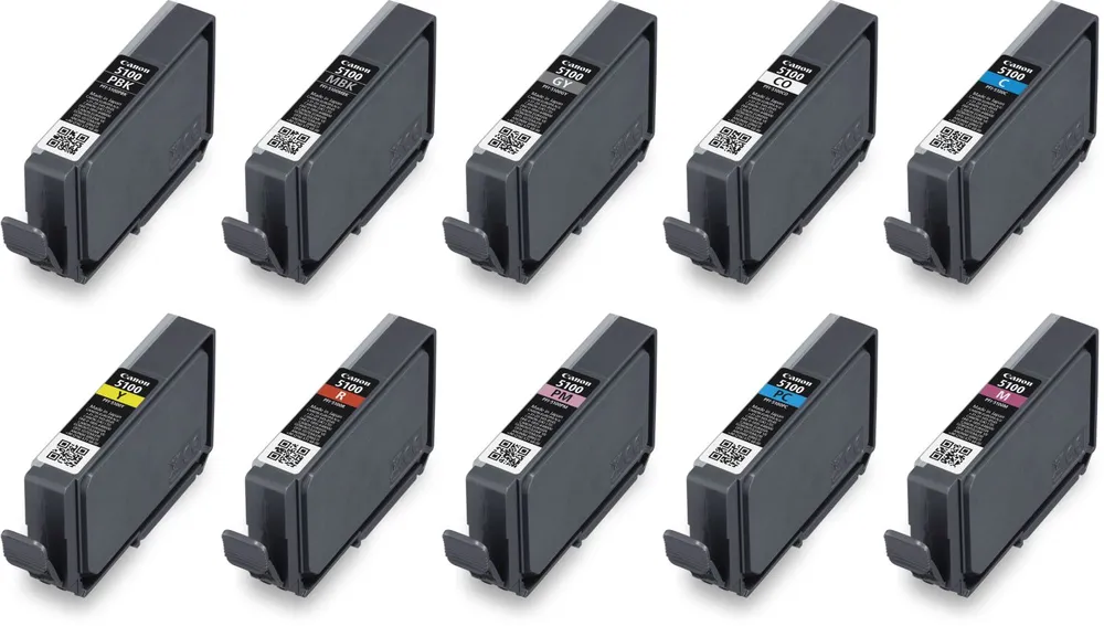 Canon PFI-5100 Tinten Set