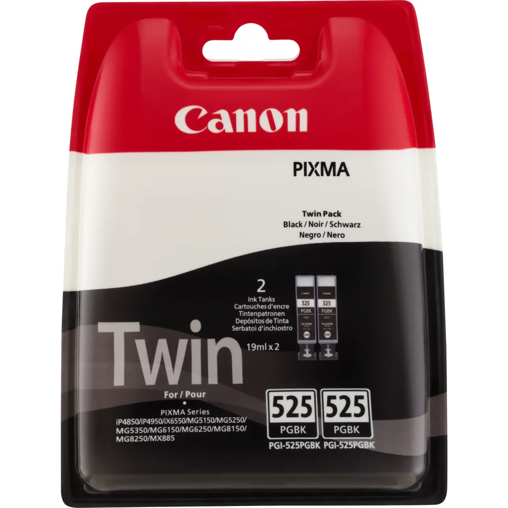 PGI-525BK TwinPack schwarz Druckerpatrone