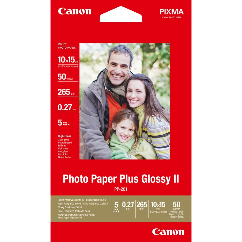 PP-201 10x15cm 50 Blatt Fotopapier
