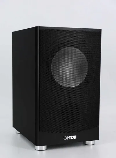 CANTON AS 85.3 Aktiv- Subwoofer (200 W, Leistungsstarke Endstufe, Präzise Basswiedergabe)