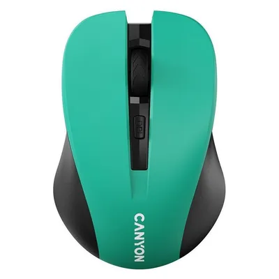 Ratón CANYON MW-1 Kabellos RF 1200DPI Grün Ambidextrisch DPI Switch