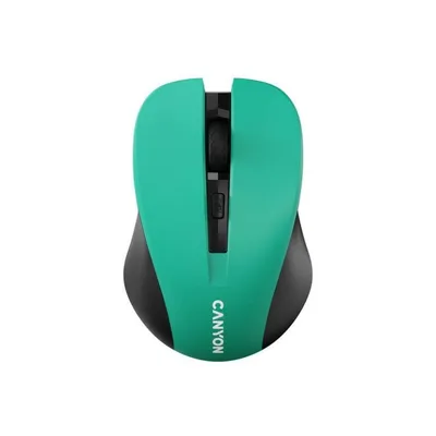 Ratón CANYON MW-1 Kabellos RF 1200DPI Grün Ambidextrisch DPI Switch