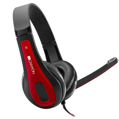 Canyon HSC-1 Gaming-Headset Schwarz/Rot