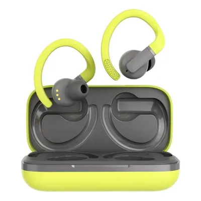 Kopfhörer Canyon OnRun 11 Sport kabellos Bluetooth für Sport und Anrufe grau gelb