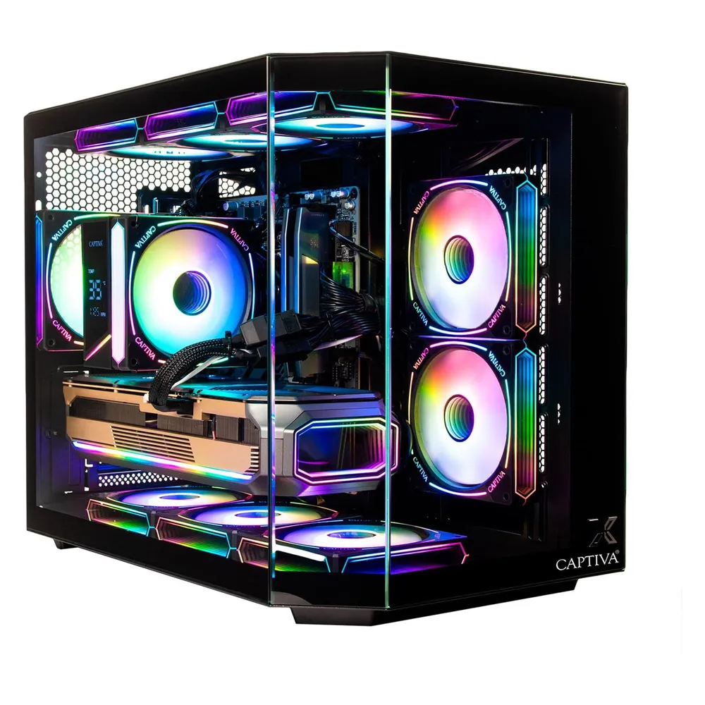 Desktop-PC CAPTIVA 92543 AMD Ryzen 7 5700X 32GB 2TB SSD RTX 5060 Ti Windows 11 WiFi6